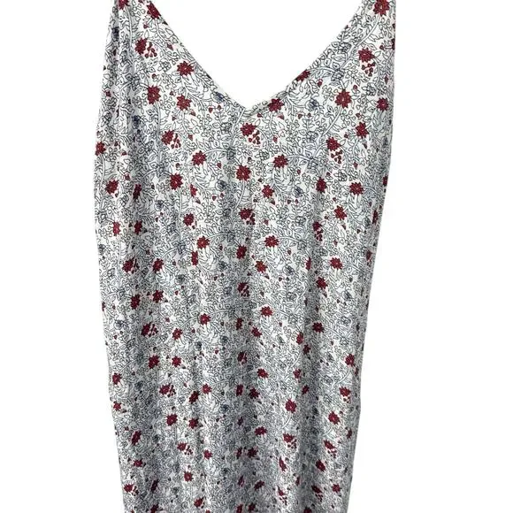 Old Navy Maxi Dress Medium Floral V Neck A-Line Sleeveless Straps Peasant Boho - Picture 6 of 11